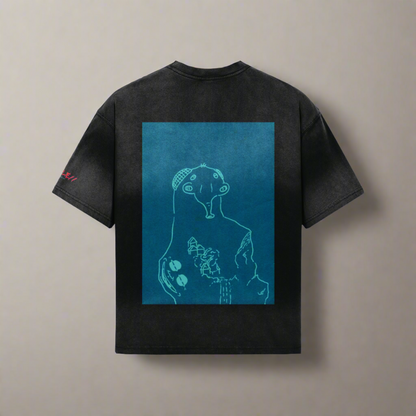 3DVIZ Oversized faded Tee