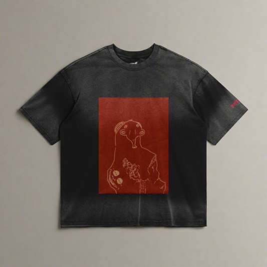 3DVIZ Oversized faded Tee