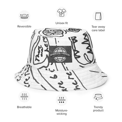 WIDEEYED reversible bucket hat