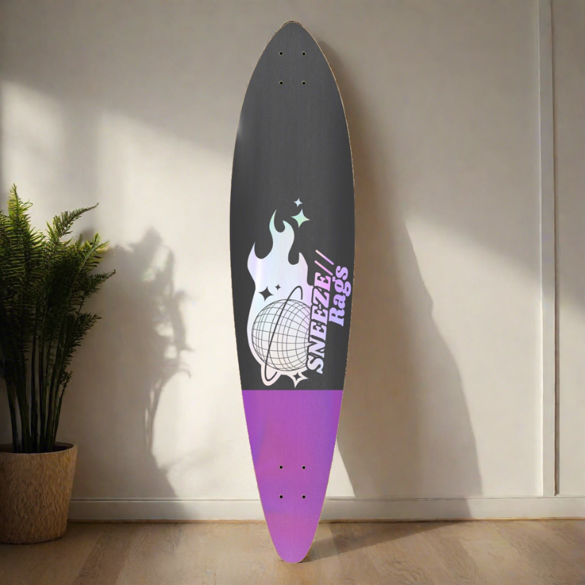 DRINK Holographic Pintail Longboard